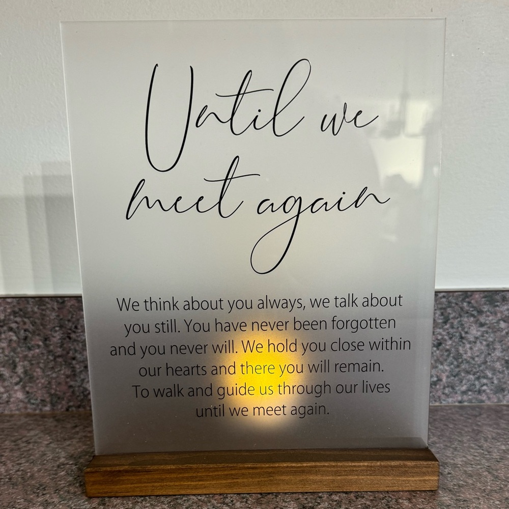 Memorial Sign - Picture 2 of 2